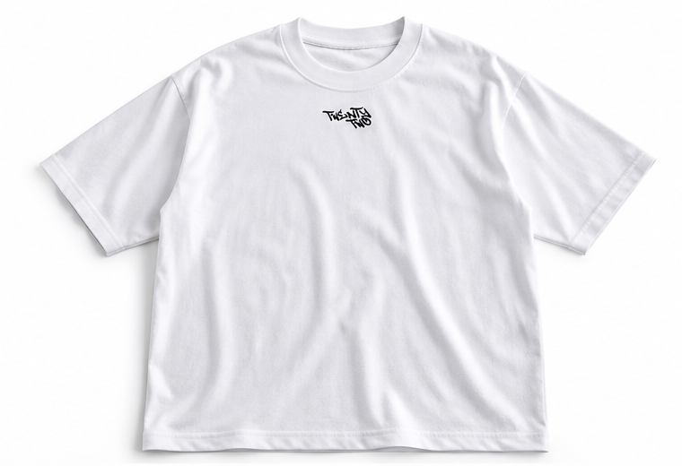 22 BTR Oversized T-Shirt – White