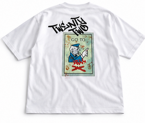 22 BTR Oversized T-Shirt – White