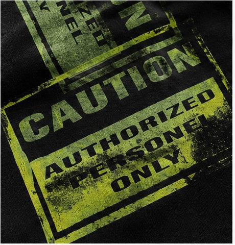 22 Caution Oversized T-shirt - Black