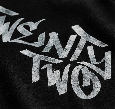 22 Silver Oversized T-shirt - Black
